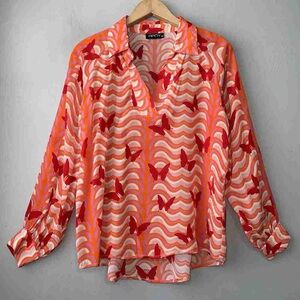 Colorful Patterned Blouse